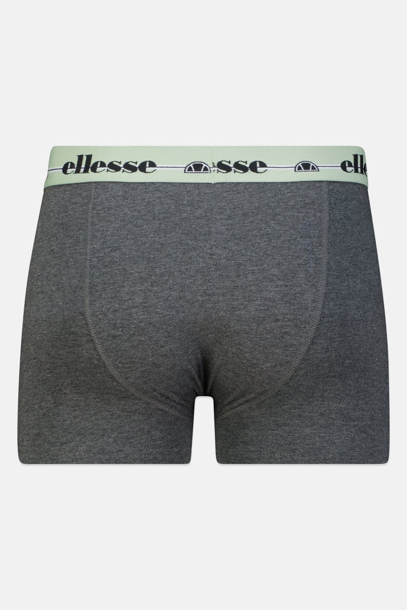 Ellesse Men 3 Pieces Brand Logo Trunks, Multicolor - Image 3